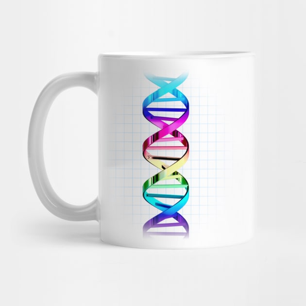 DNA Genetic Strand Science Symbol by lightidea